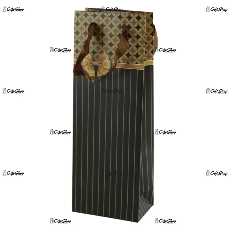 Punga cadou pentru bauturi 12x36 cm - design fundita